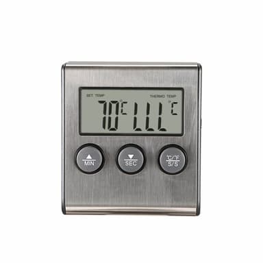Digital Ugnstermometer / Stektermometer med timer och ljudsignal