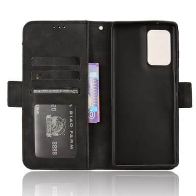 SKALO Motorola Edge 50 Fusion 6-FACK Plånboksfodral - Svart