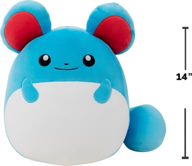 Squishmallows Pokemon mjuk leksak (Marill, M)