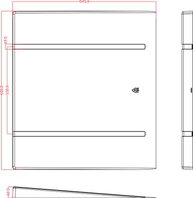 Läckageskydd till diskmaskin och tvättmaskin (60 cm)