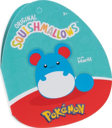 Squishmallows Pokemon mjuk leksak (Marill, L)
