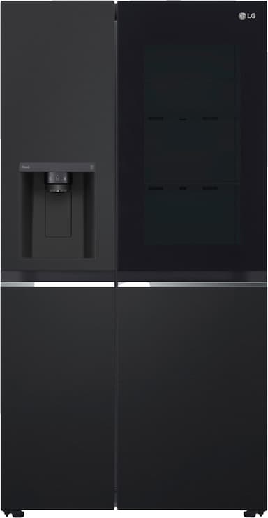 LG InstaView Side-by-side GSGV81EPLD (svart)