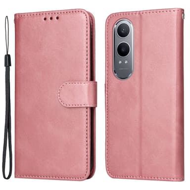SKALO OnePlus Nord CE4 Lite 5G PU-Läder Plånboksfodral - Rosa