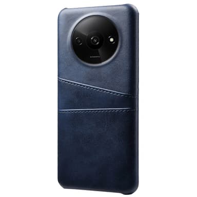 SKALO Xiaomi Redmi A3 PU Läder Skal med Korthållare/Plånbok - Blå