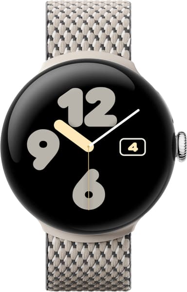 Google Pixel Watch 3 41 mm Wowen armband (beige)
