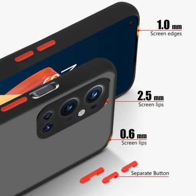 OnePlus 9 PRO Skal Fodral Case (Svart)