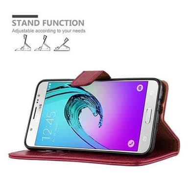 Samsung Galaxy J7 2016 Plånboksfodral Skal (Röd)