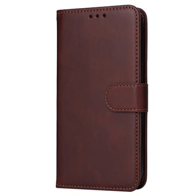 SKALO OnePlus Nord CE4 Lite 5G PU-Läder Plånboksfodral - Brun