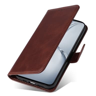 SKALO OnePlus Nord CE4 Lite 5G PU-Läder Plånboksfodral - Brun