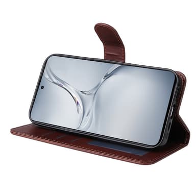 SKALO OnePlus Nord CE4 Lite 5G PU-Läder Plånboksfodral - Brun
