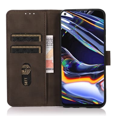 SKALO Xiaomi 14 Ultra 5G KHAZNEH Plånboksfodral i PU-Läder - Brun