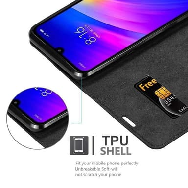 Xiaomi RedMi 7 Skal Fodral Case (Svart)