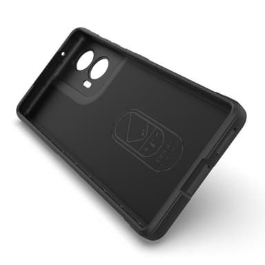 SKALO Motorola Edge 50 Fusion Rugged Bumpers TPU-Skal - Svart