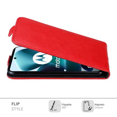 Motorola MOTO G200 5G Flipfodral Skal (Röd)
