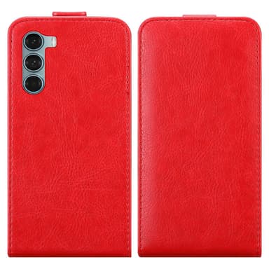 Motorola MOTO G200 5G Flipfodral Skal (Röd)