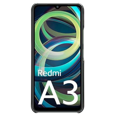 SKALO Xiaomi Redmi A3 PU Läder Skal med Korthållare/Plånbok - Svart