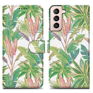 Samsung Galaxy S21 PLUS Plånboksfodral Skal (Grön)