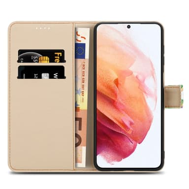 Samsung Galaxy S21 PLUS Plånboksfodral Skal (Grön)