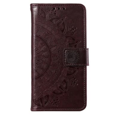 SKALO Xiaomi Redmi A3 Mandala Plånboksfodral - Brun