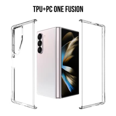 SKALO Samsung Z Fold6 TPU Clear Hybrid Skal - Transparent