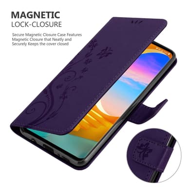 LG Velvet Plånboksfodral Skal (Lila)