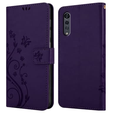 LG Velvet Plånboksfodral Skal (Lila)