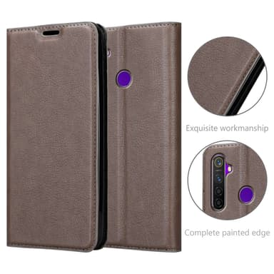 Realme 5 / 5i / 6i / C3 Skal Fodral Case (Brun)