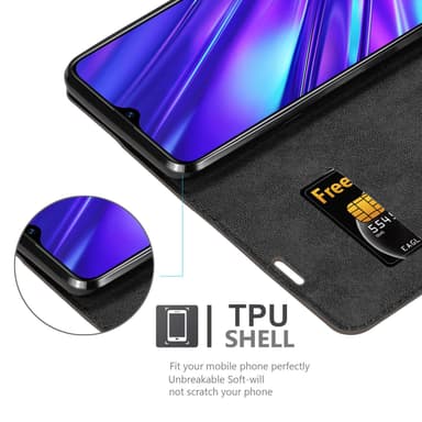 Realme 5 / 5i / 6i / C3 Skal Fodral Case (Brun)