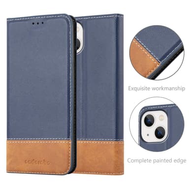 iPhone 14 Skal Fodral Case (Blå)