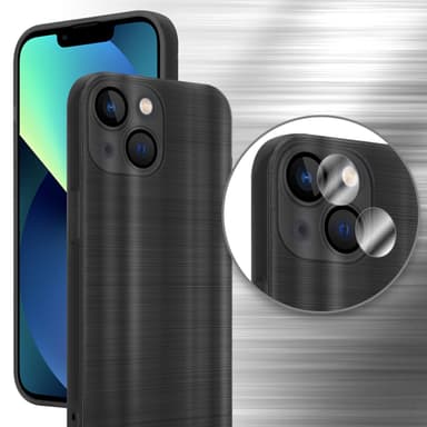 iPhone 14 Skal Fodral Case (Svwart)