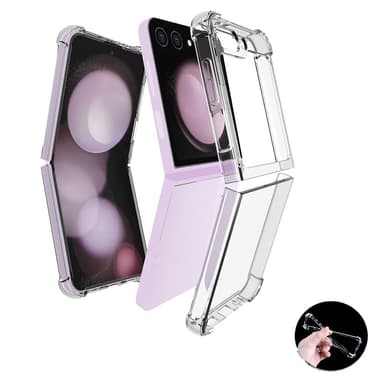 SKALO Samsung Z Flip6 TPU Clear Hybrid Skal - Transparent