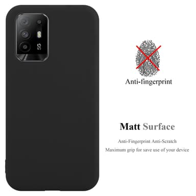 Skal Oppo A94 5G Fodral Case (Svart)