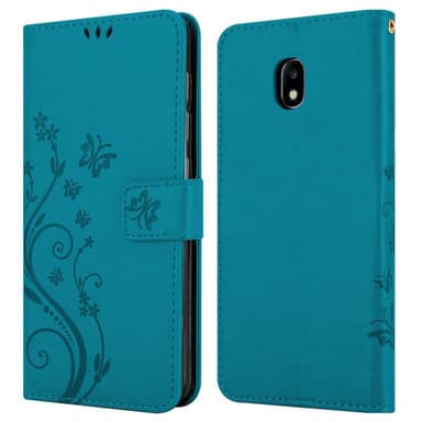 Samsung Galaxy J3 2017 Plånboksfodral Skal (Blå)