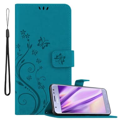 Samsung Galaxy J3 2017 Plånboksfodral Skal (Blå)