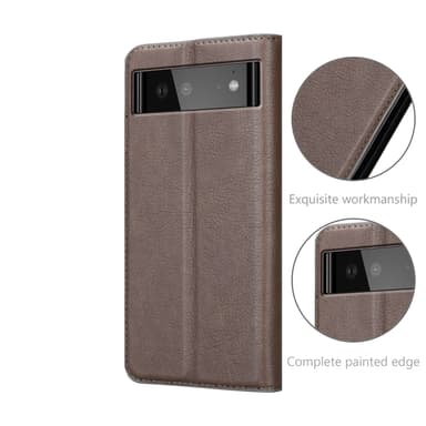 Google PIXEL 6 Skal Fodral Case (Brun)