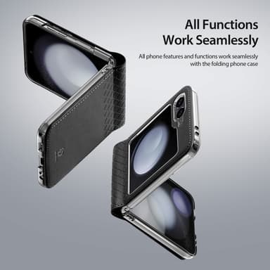 DUX DUCIS Samsung Z Flip6 Bril-Series Fold Skal - Svart