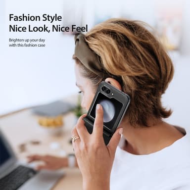 DUX DUCIS Samsung Z Flip6 Bril-Series Fold Skal - Svart