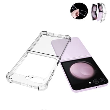SKALO Samsung Z Flip6 TPU Clear Hybrid Skal - Transparent