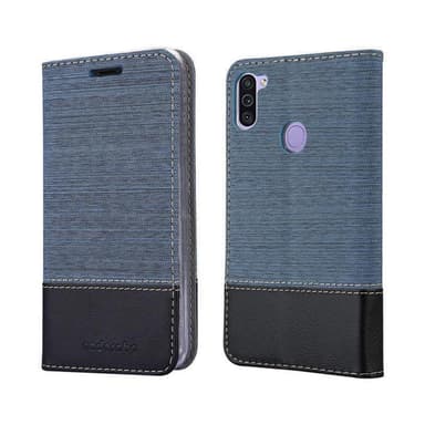 Samsung Galaxy A11 / M11 Plånboksfodral Skal (Blå)