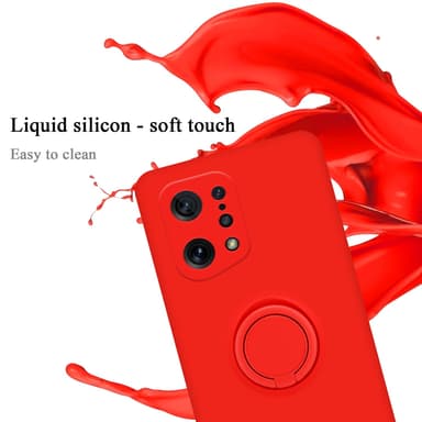 Skal Oppo FIND X5 Fodral Case (Röd)