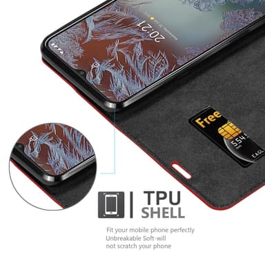 Nokia G10 / G20 Skal Fodral Case (Röd)