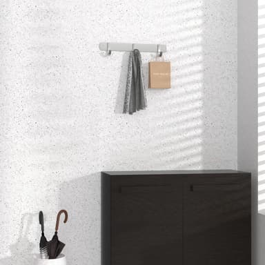 Klädstång Klädkrokar Klädhängare (modell d - 3 krokar)