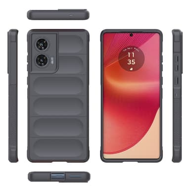 SKALO Motorola Edge 50 Fusion Rugged Bumpers TPU-Skal - Grå