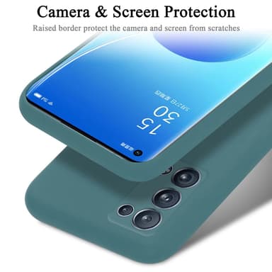 Oppo Reno6 PRO 5G Skal Fodral Case (Grön)