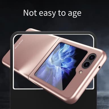 SKALO Samsung Z Flip6 Ultratunn Skin-touch Fold Skal - Lila