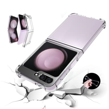 SKALO Samsung Z Flip6 TPU Clear Hybrid Skal - Transparent