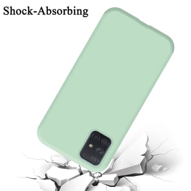 Samsung Galaxy A71 4G Skal Fodral Case (Grön)