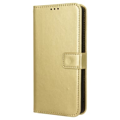 SKALO Motorola Edge 50 Fusion PU-Läder Plånboksfodral - Guld