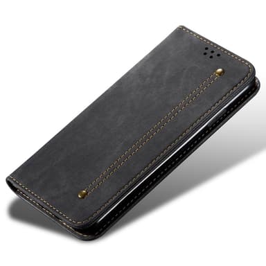 SKALO Xiaomi 14 Ultra 5G Jeans Plånboksfodral - Svart