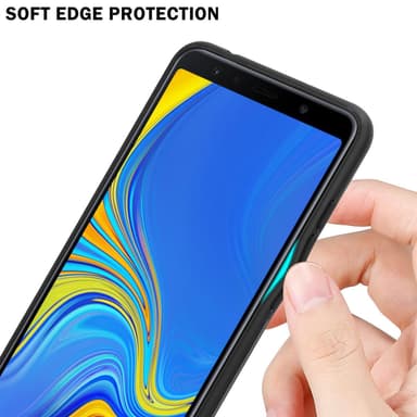 Samsung Galaxy A7 2018 Skal Fodral Case (Svart)
